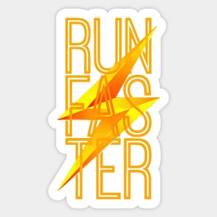 Runner Lightning Sticker